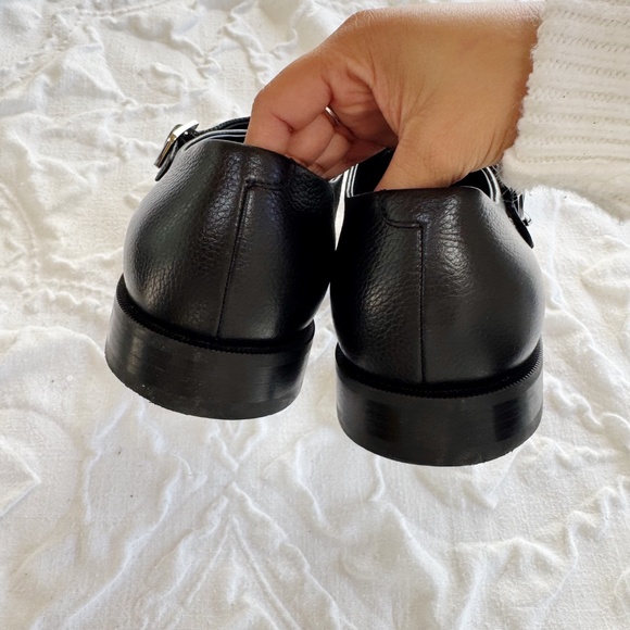 BOSS Double Strap Monk Leather Grain Shoes Size 7.5 main image 10
